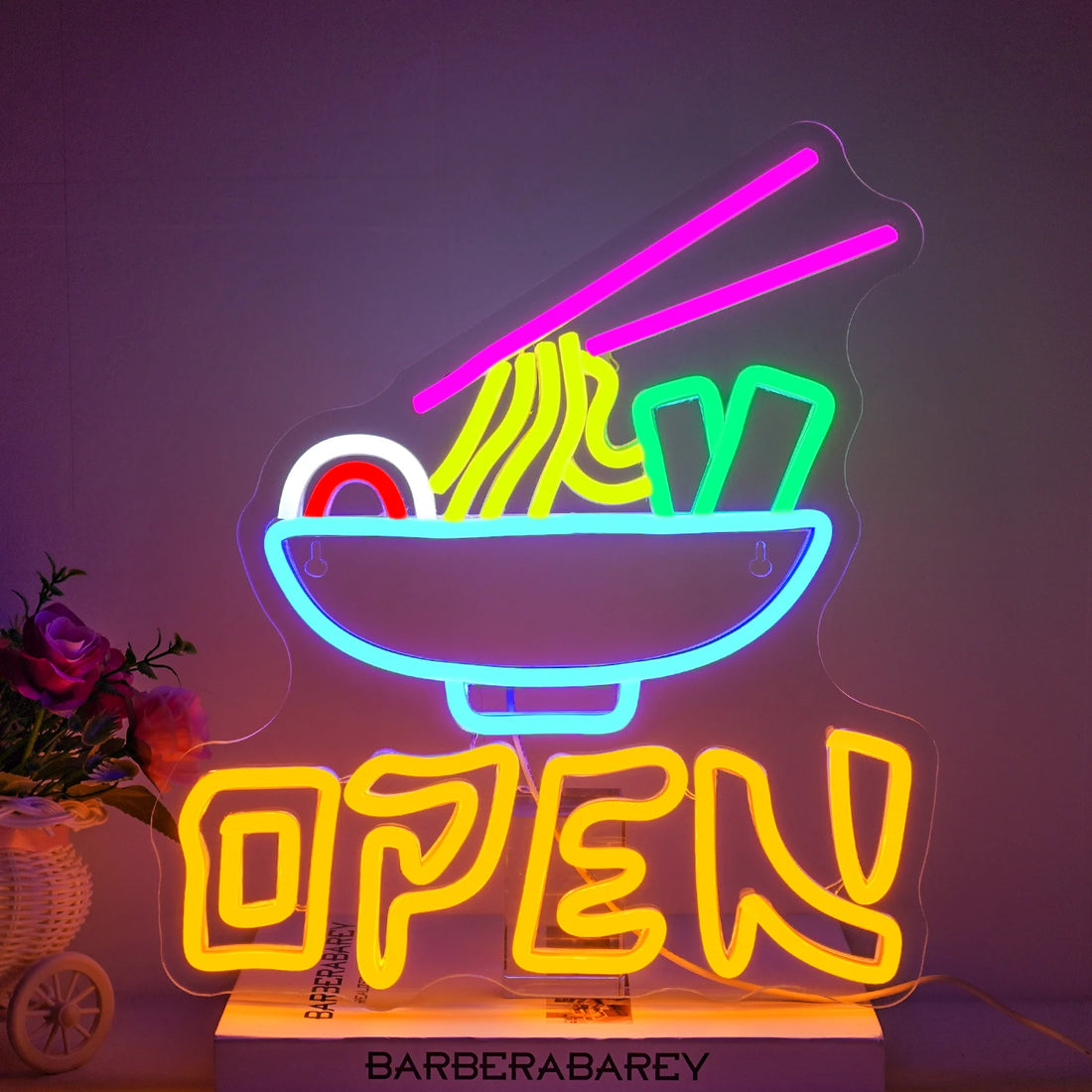Open Sign ("Ramen OPEN", USB-Powered)