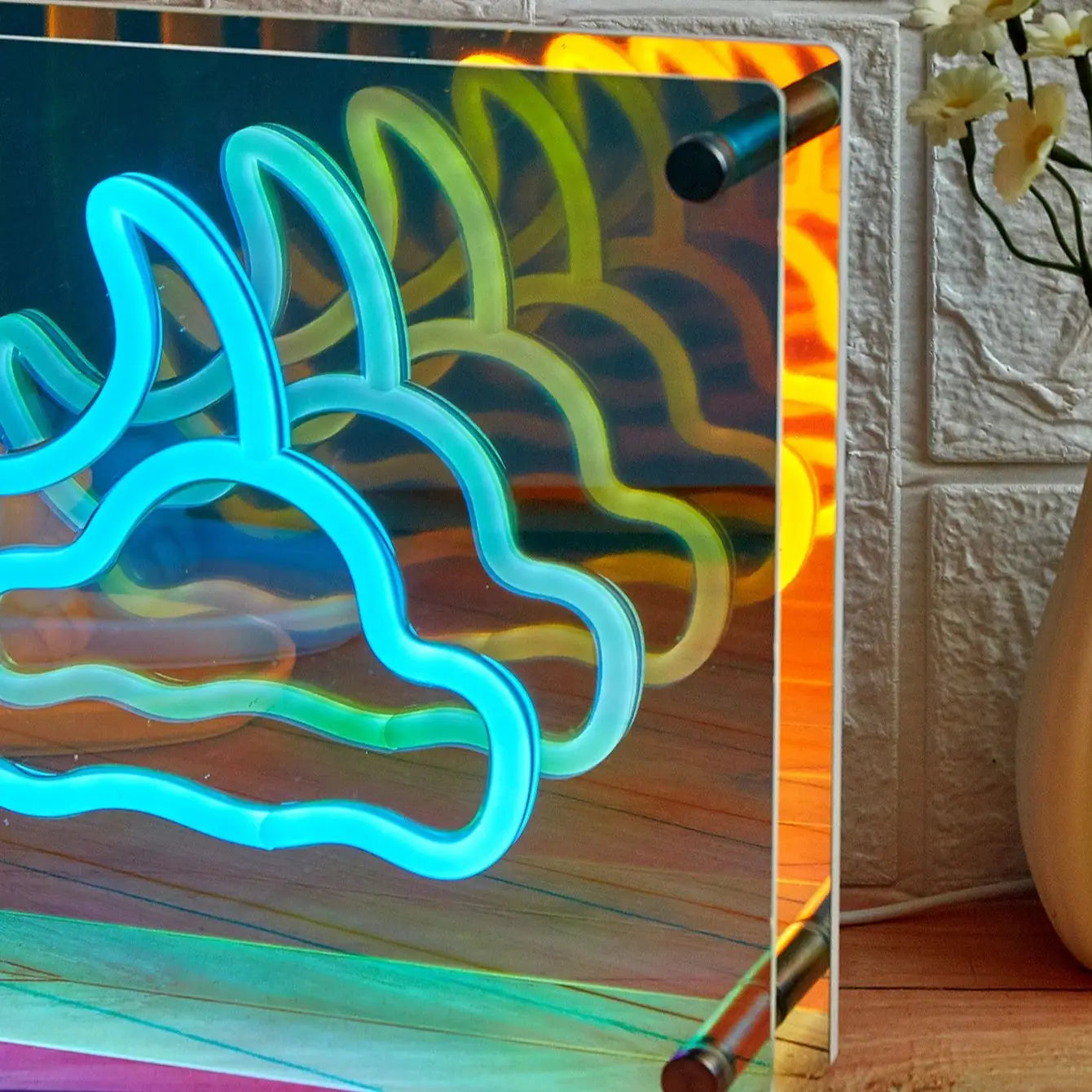 Miroir Infinity (« Lune et Nuage », alimenté par USB)
