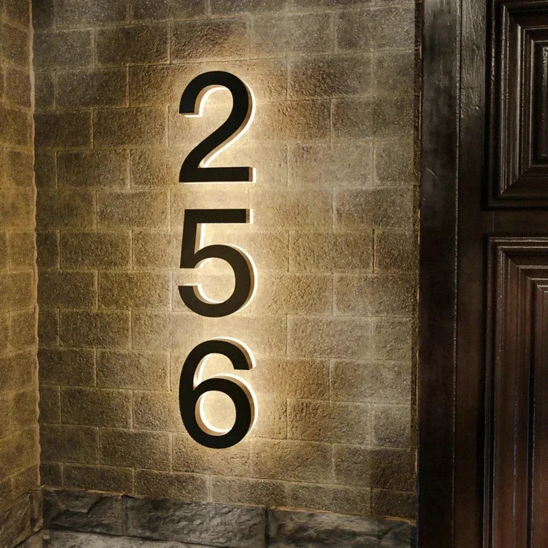 House Number Sign (Back-Lit)