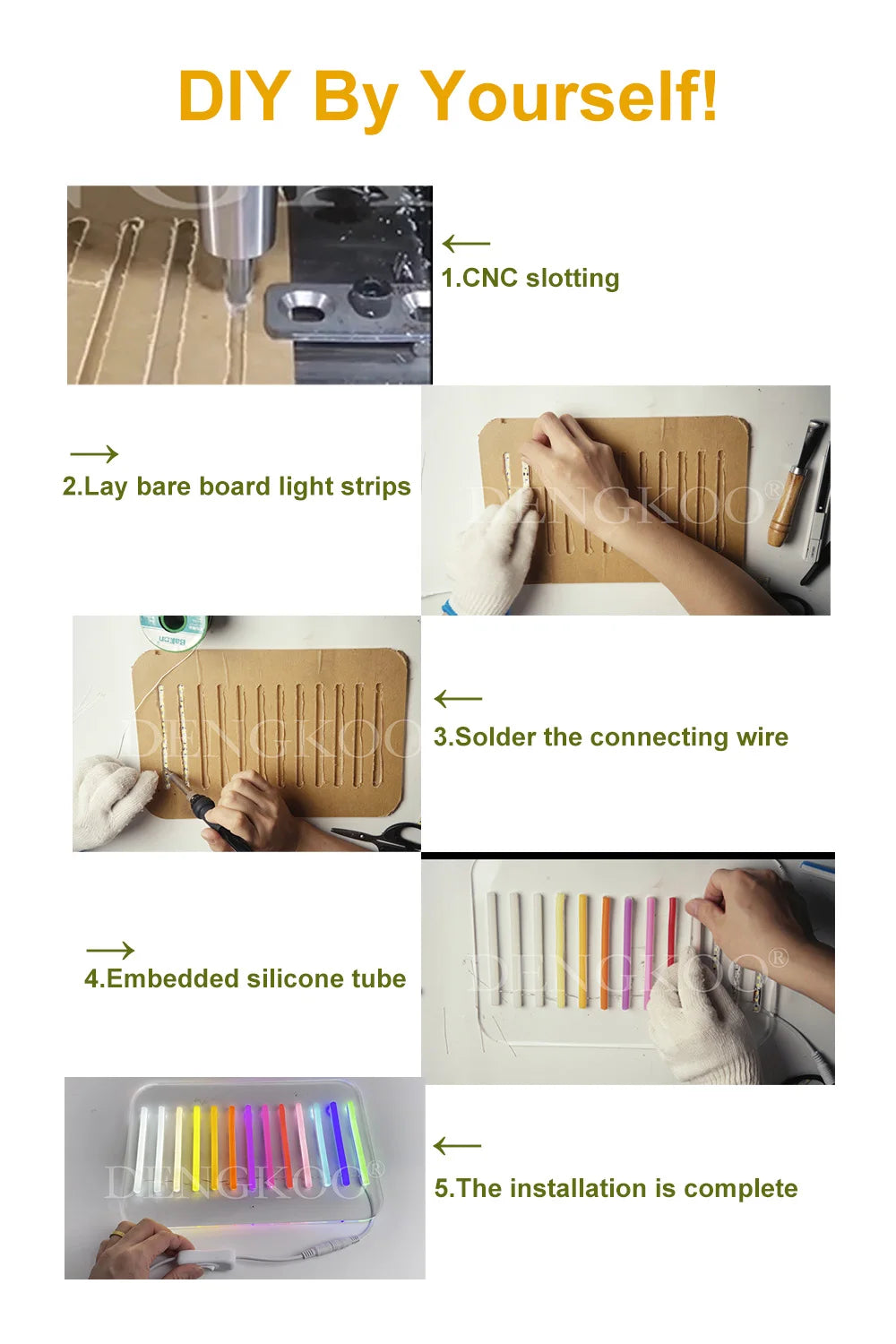 DIY Silicone Neon Flex Strip for Custom LED Signs