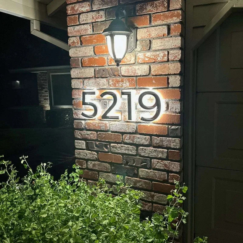 House Number Sign (Back-Lit)