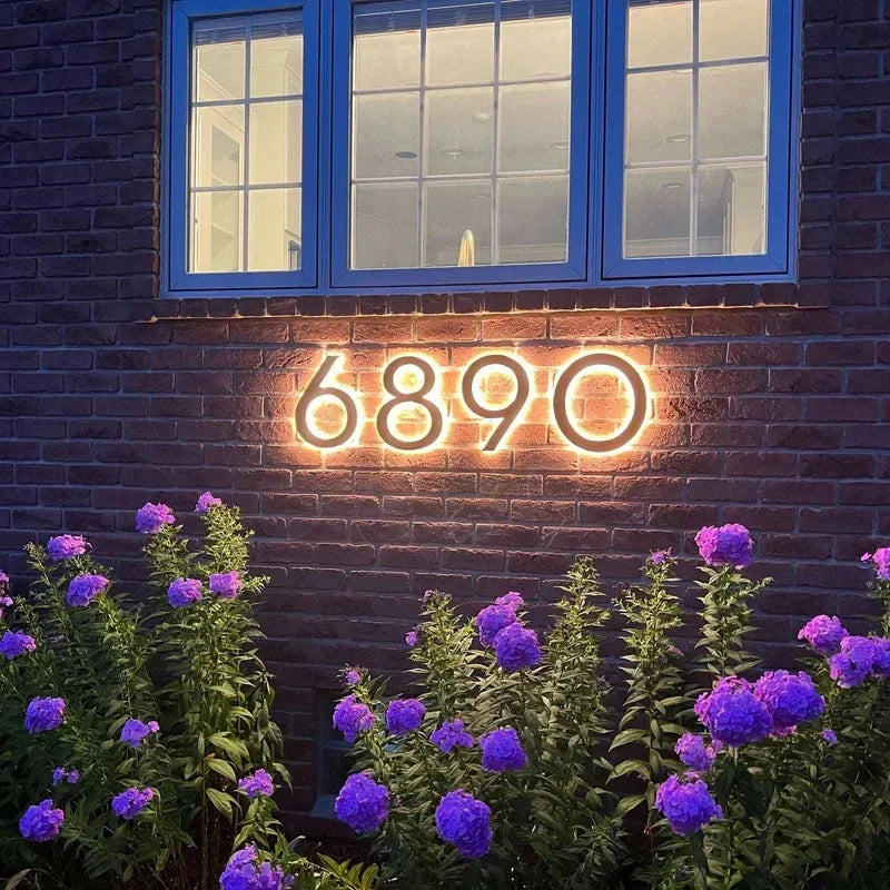 House Number Sign (Back-Lit)