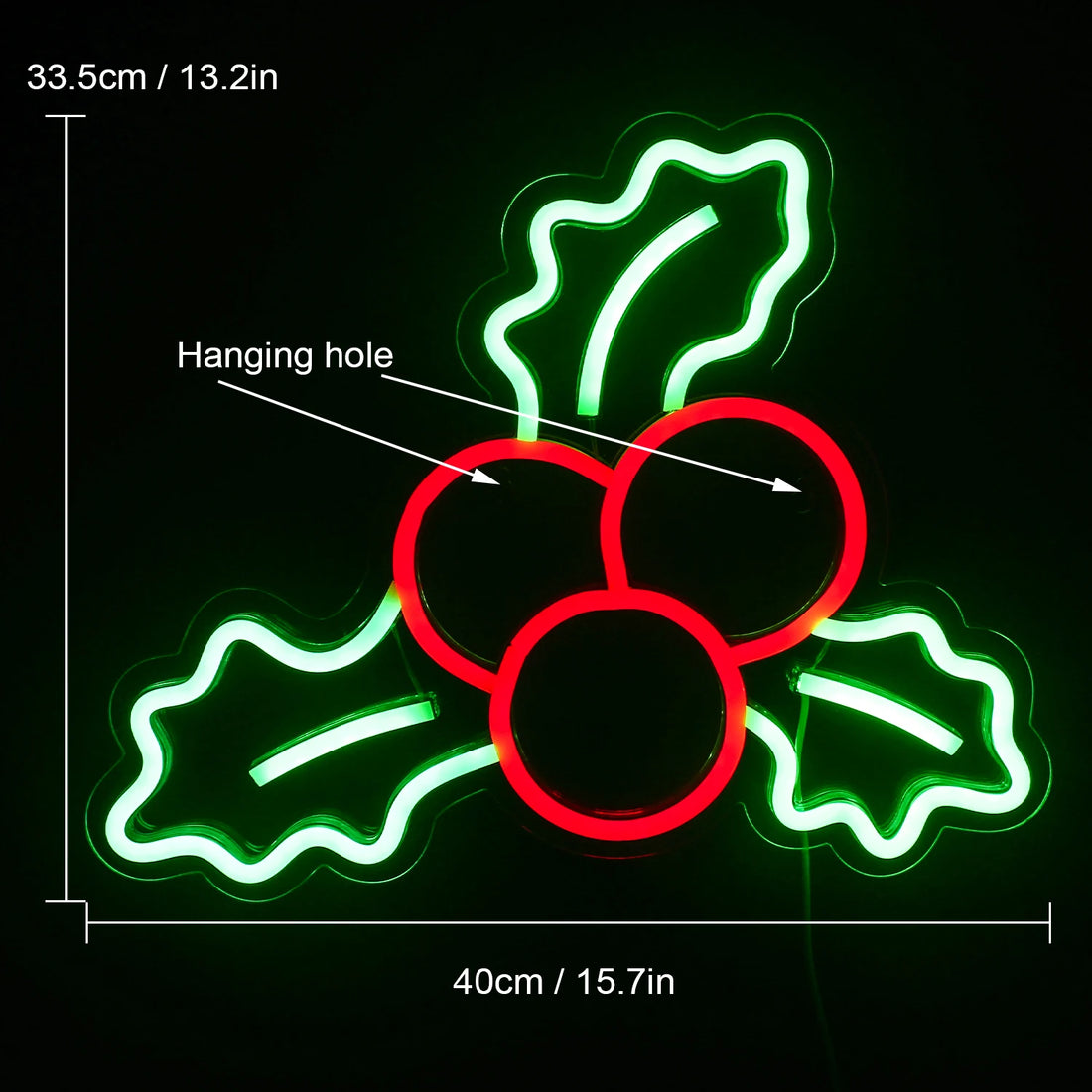 Christmas Decoration LED Neon Lights (USB-powered, Dimmable)