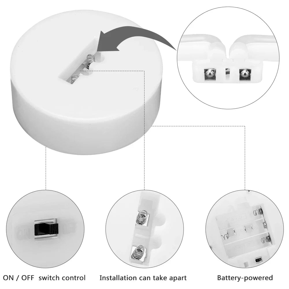 USB LED Neon Table Lamp Night Lights - Lightning - Neonific