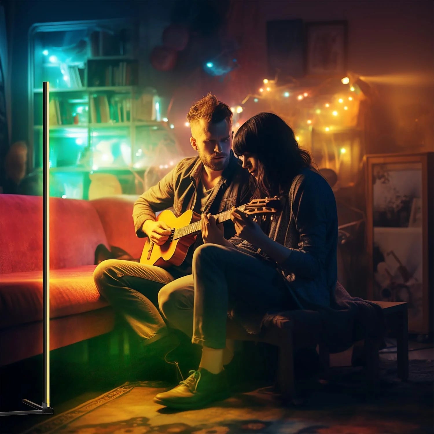 RGB LED Corner Mood Lights Sync with Music