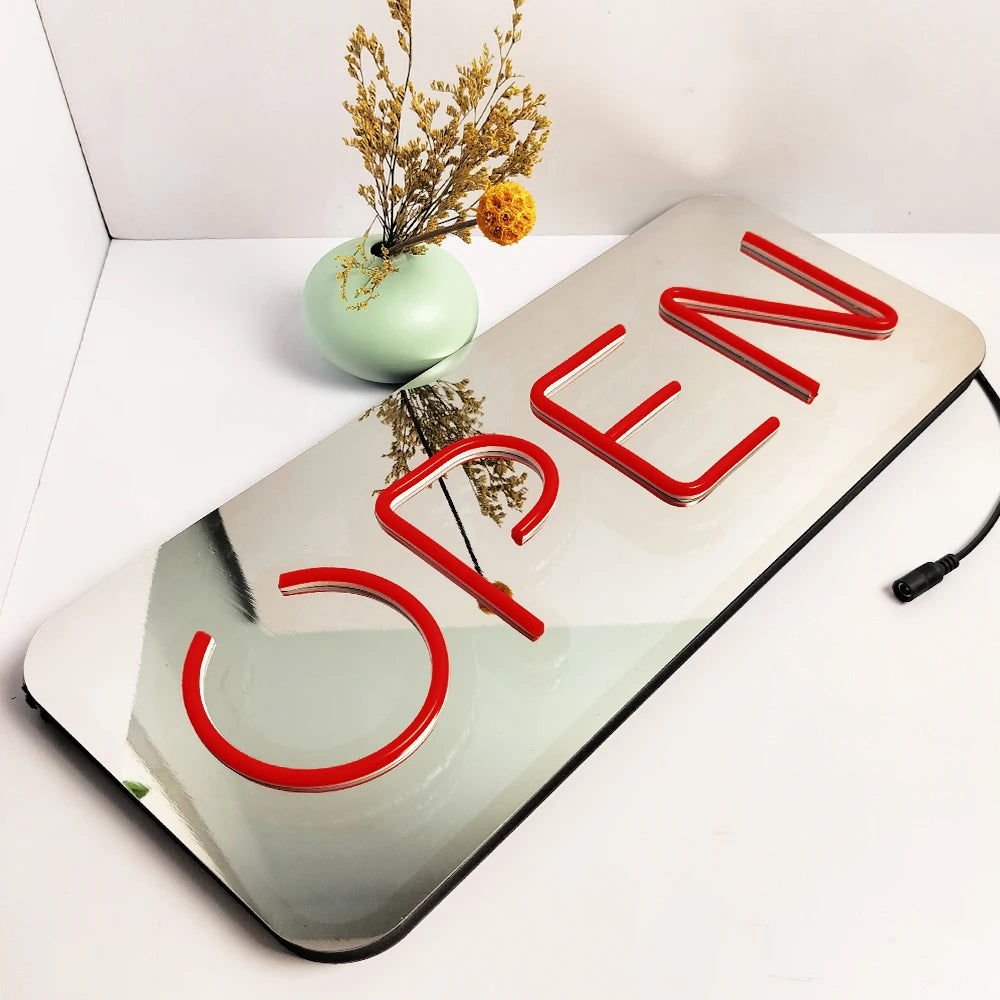 Open Sign (Infinity Mirror, Multi-colour)