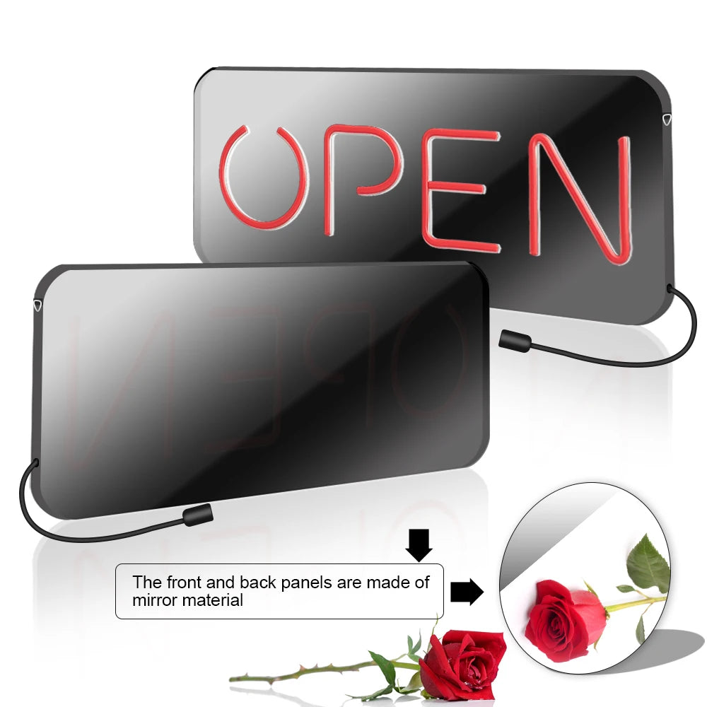 Open Sign (Infinity Mirror, Multi-colour)