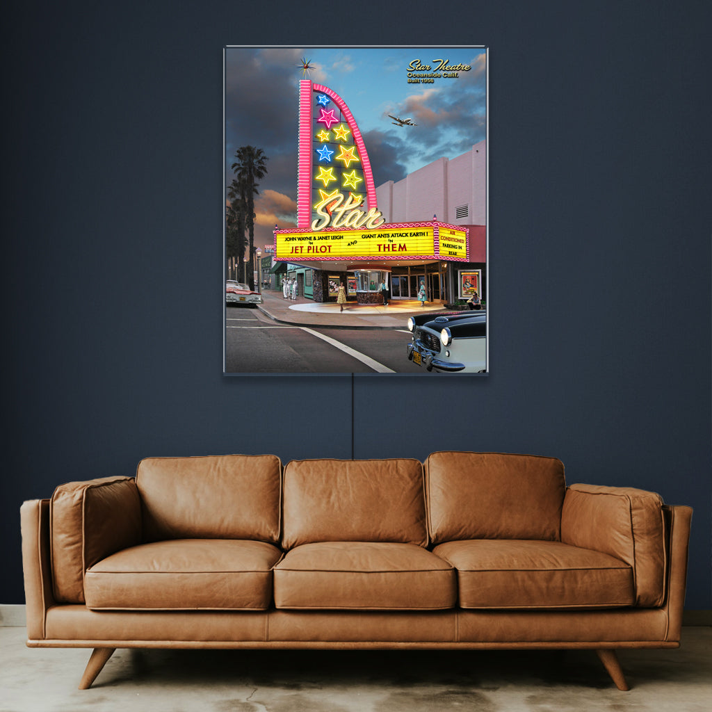 Larry Grossman’s "Star Theatre" LED Neon Sign - Neonific