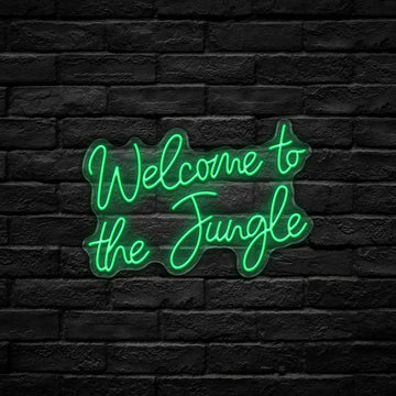 Welcome to the jungle LED Neon Sign (USB-Dimmable)