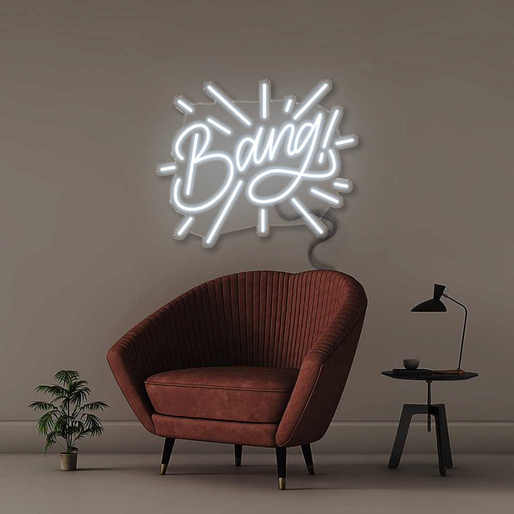 Bang - Neonific - LED Neon Signs - 18" (46cm) - Cool White