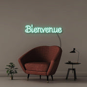 Bienvenue - Neonific - LED Neon Signs - Sea Foam - Indoors