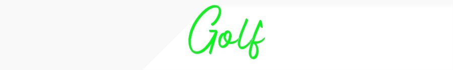 Custom LED Neon Sign: Golf - Neonific - LED Neon Signs - -
