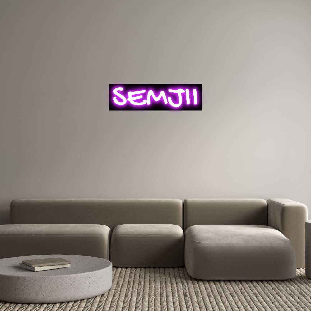 Custom LED Neon Sign: SEMJII - Neonific - LED Neon Signs - -
