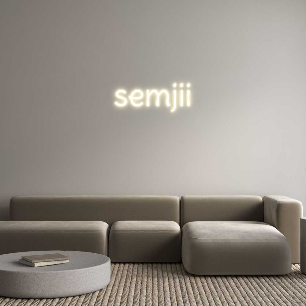 Custom LED Neon Sign: semjii - Neonific - LED Neon Signs - -