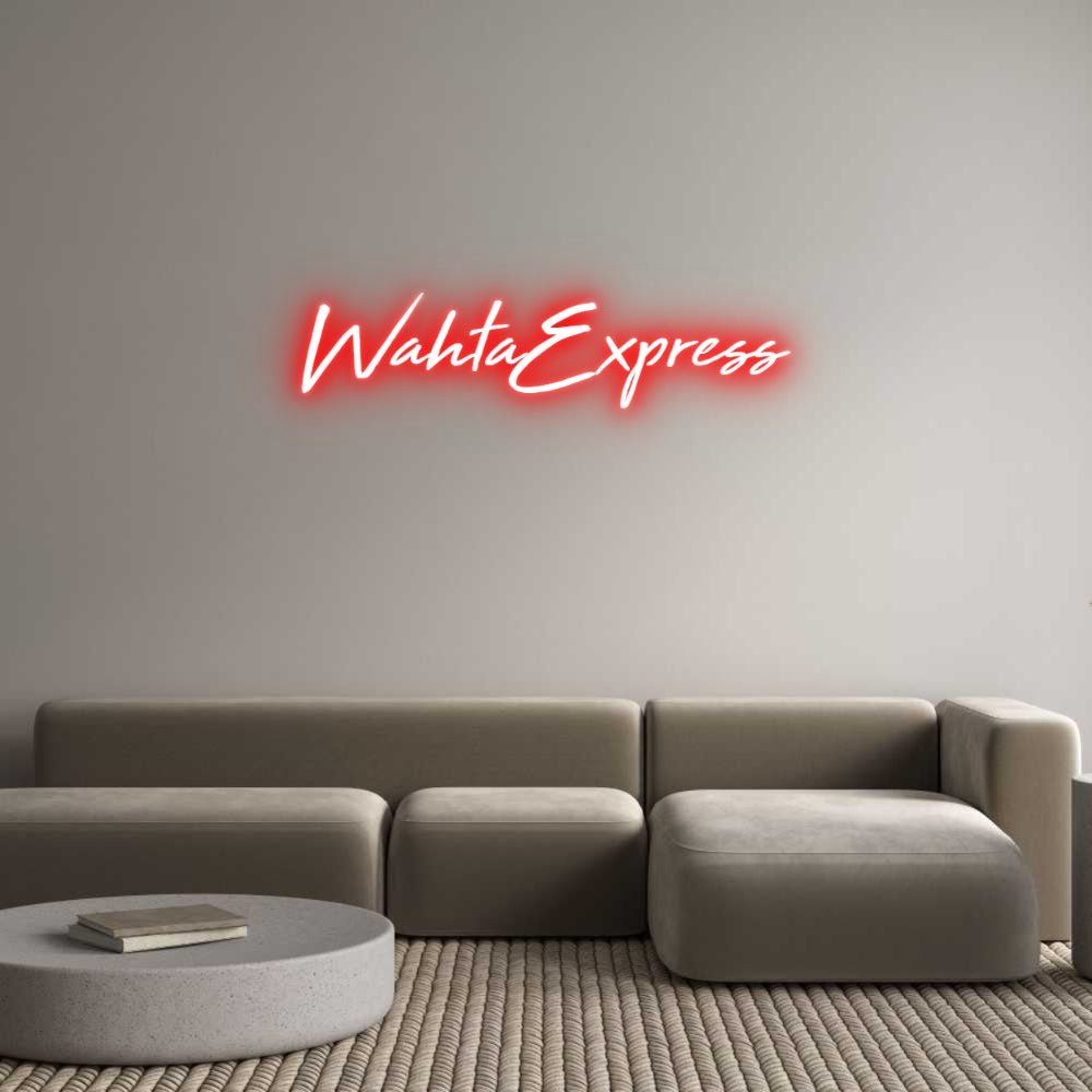 Custom LED Neon Sign: WahtaExpress - Neonific - LED Neon Signs - -