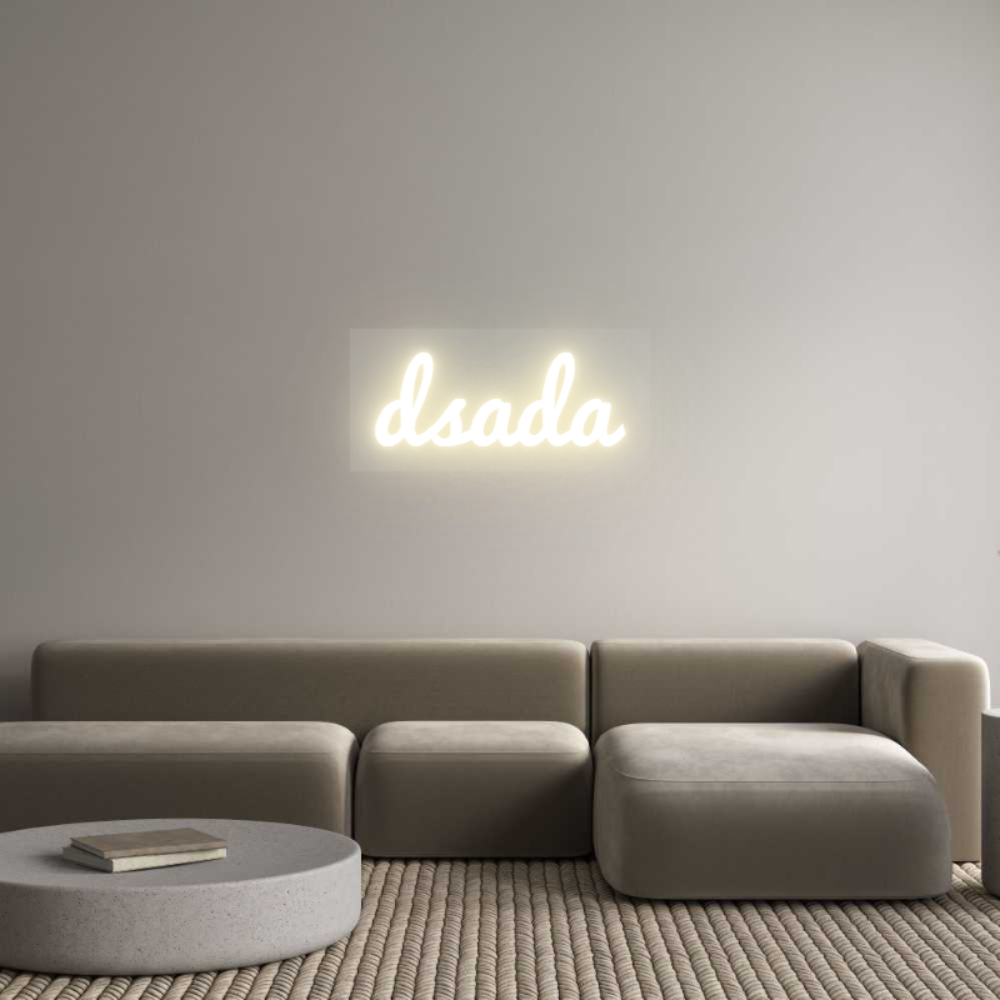 Custom LED Neon Sign: dsada - Neonific