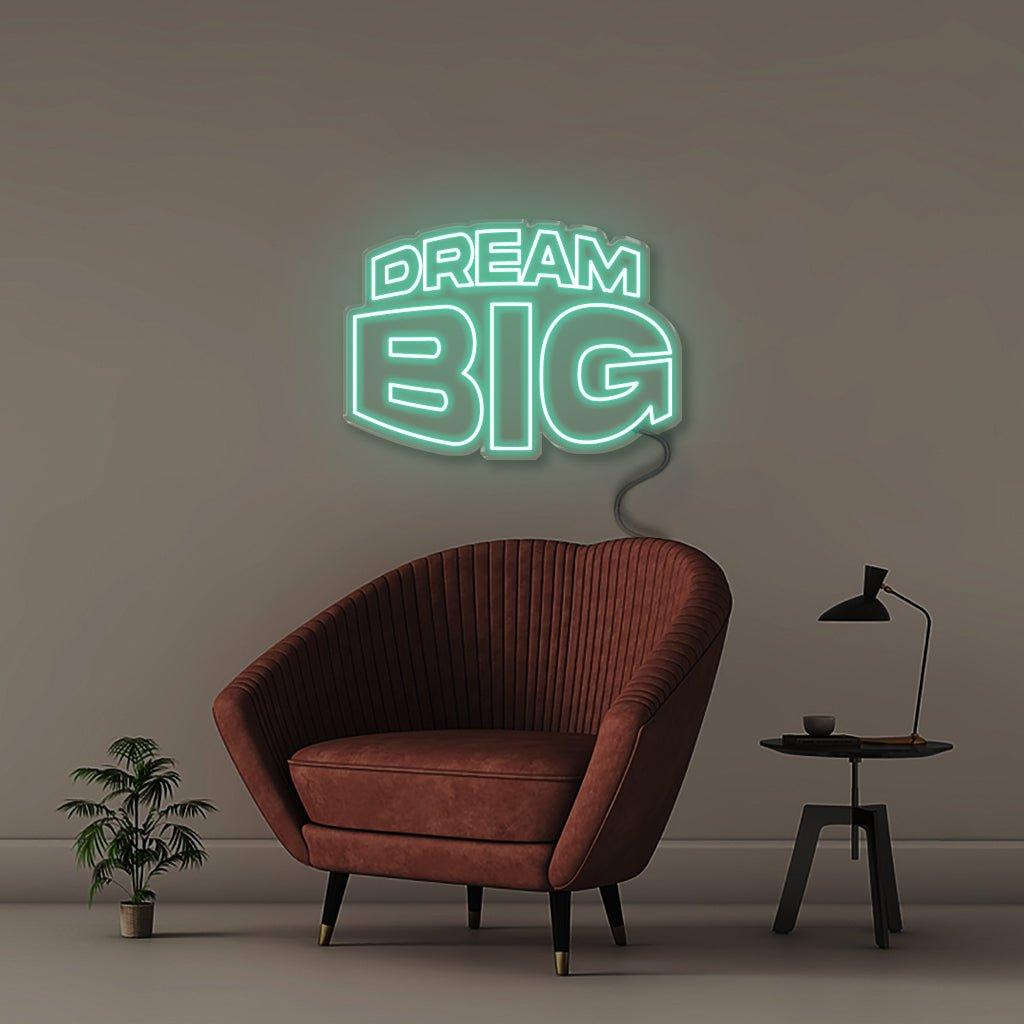 Dream BIG - Neonific - LED Neon Signs - 50 CM - Blue