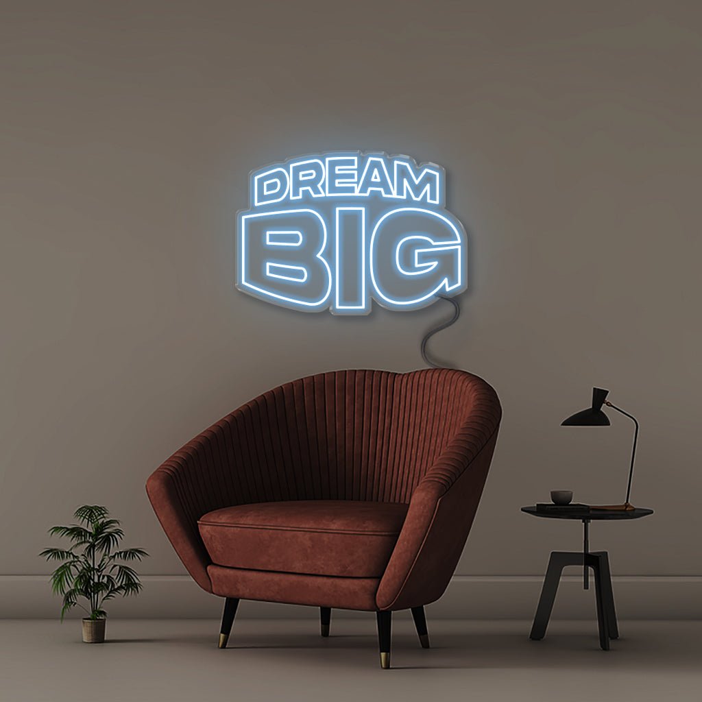 Dream BIG - Neonific - LED Neon Signs - 50 CM - Blue