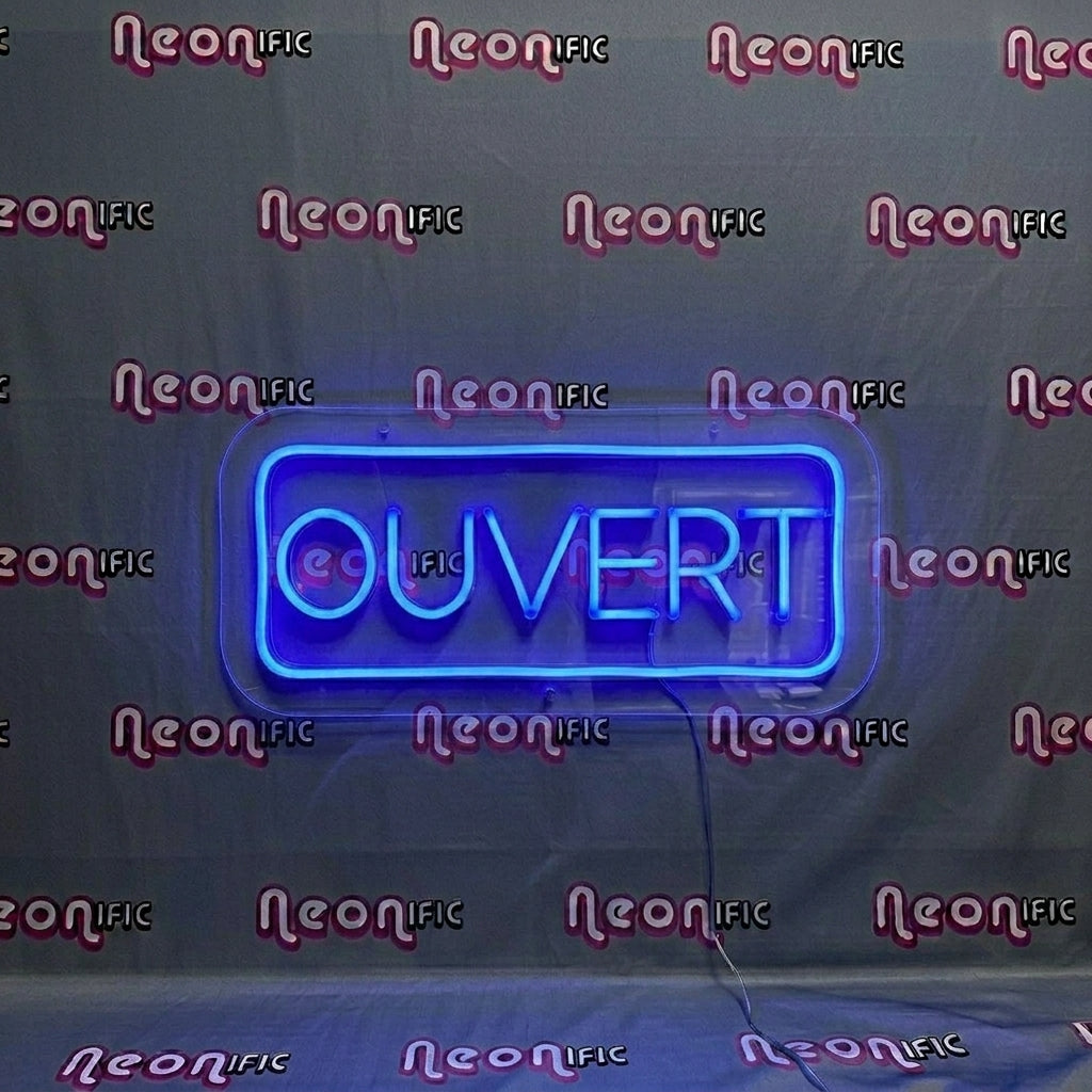 Enseigne Néon LED "OUVERT"
