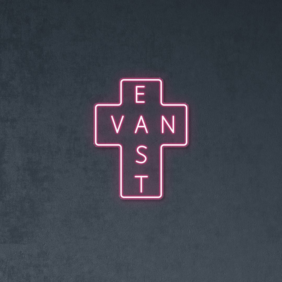East Van - Neonific - LED Neon Signs - Pink - Indoors