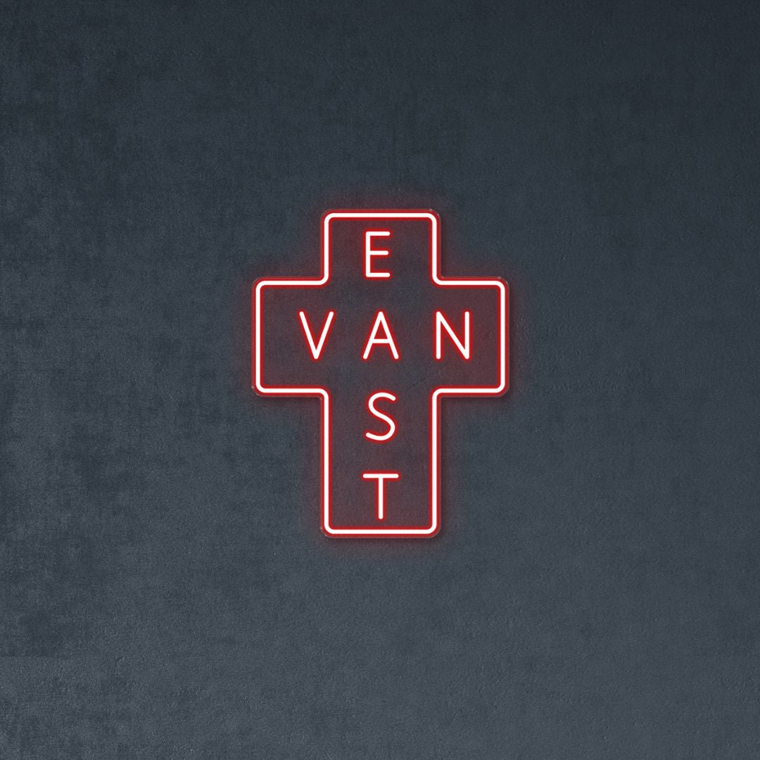 East Van - Neonific - LED Neon Signs - Red - Indoors
