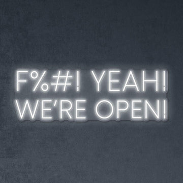 F! Yeah! We're Open - Neonific