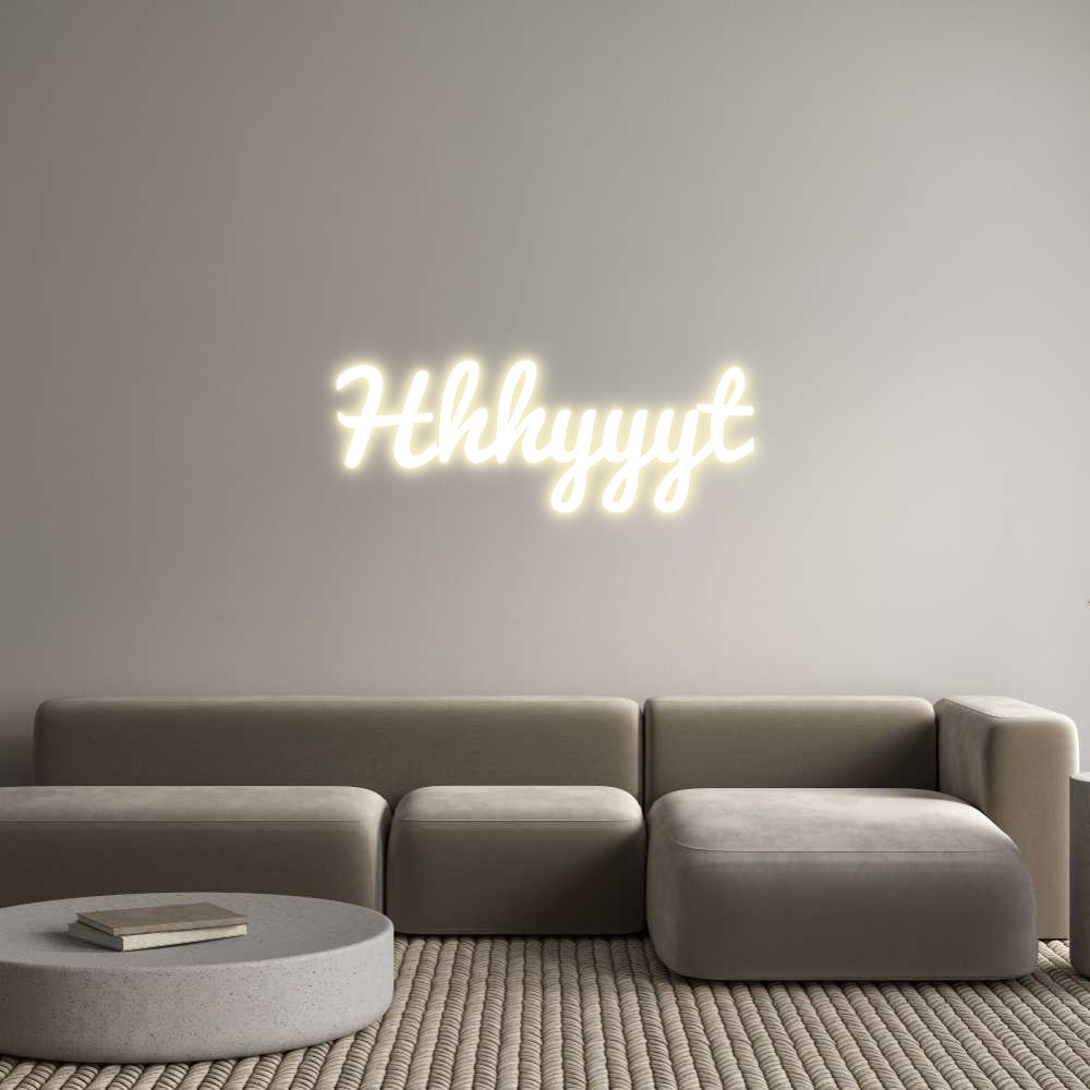 Custom LED Neon Sign: Hhhyyyt