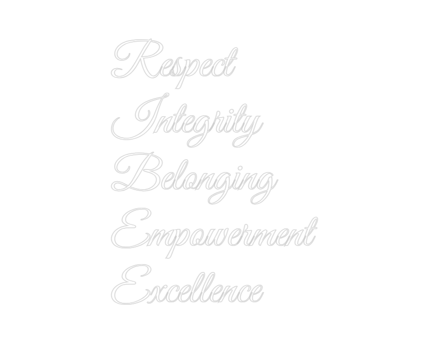 Custom LED Neon Sign: Respect
Inte... - Neonific