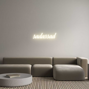 Custom LED Neon Sign: sadassad