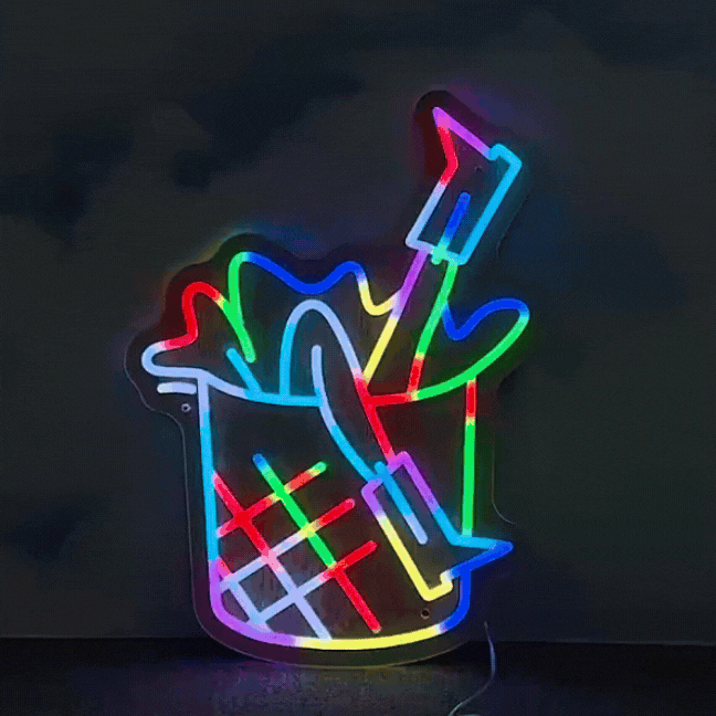 RGB neon sign