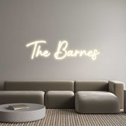 Custom LED Neon Sign: The Barnes