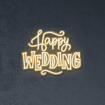 Happy Wedding - Neonific