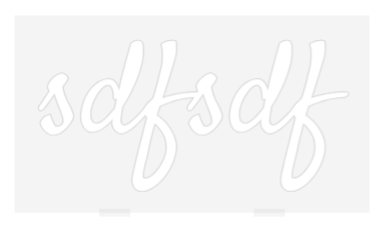 Custom LED Neon Sign: sdfsdf