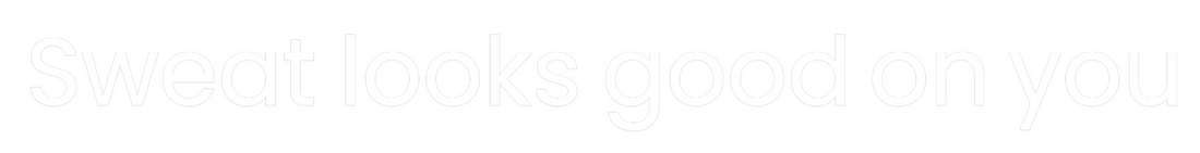 Custom LED Neon Sign: Sweat looks g...