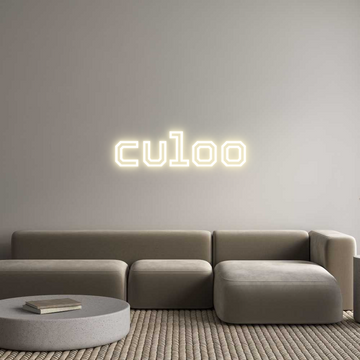 Custom LED Neon Sign: culoo