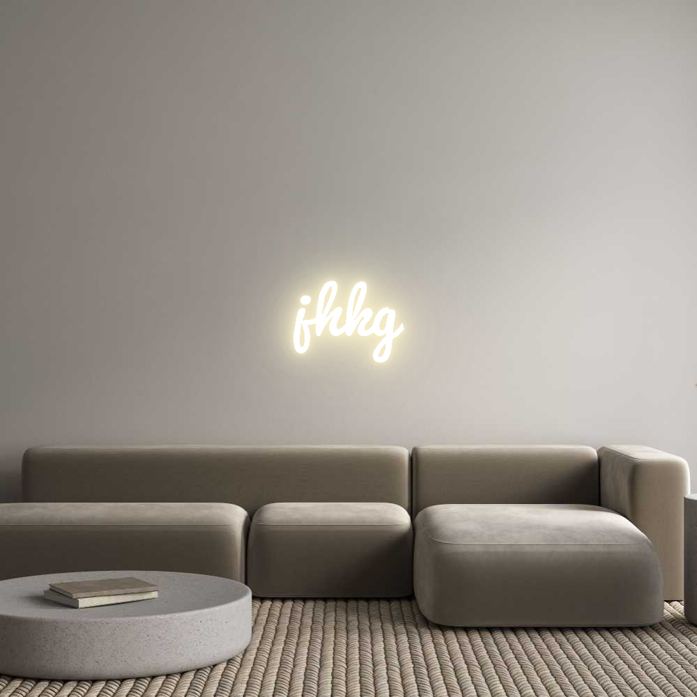 Custom LED Neon Sign: jhkg - Neonific