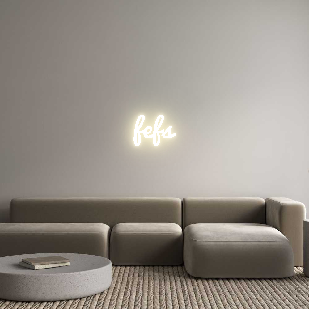 Custom LED Neon Sign: fefs - Neonific