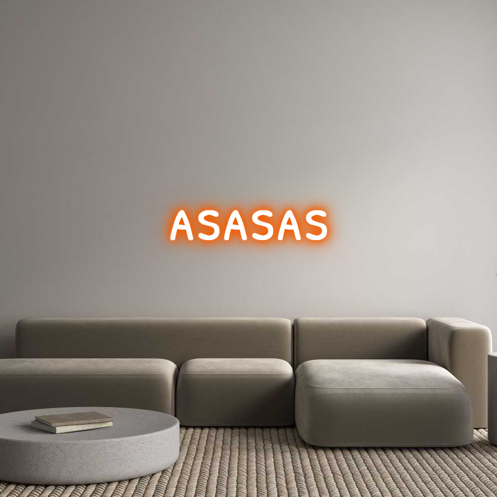 Custom LED Neon Sign: asasas