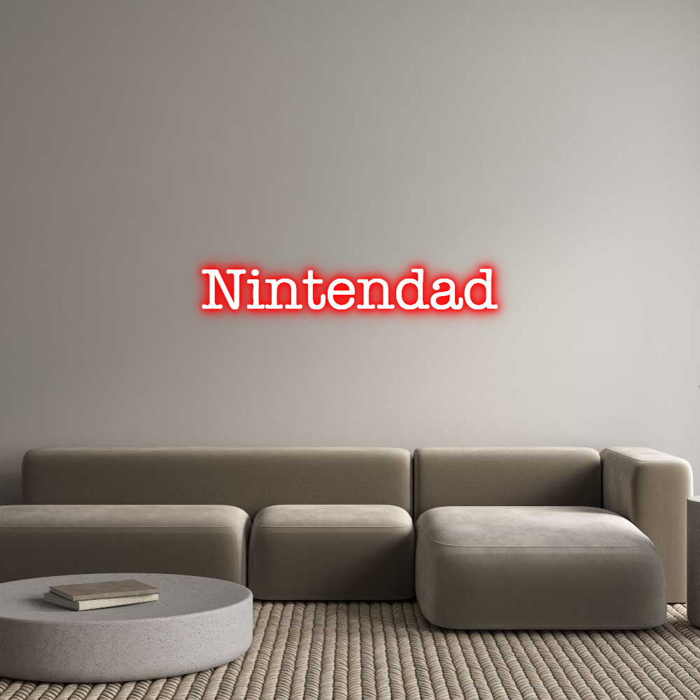 Custom LED Neon Sign: Nintendad - Neonific
