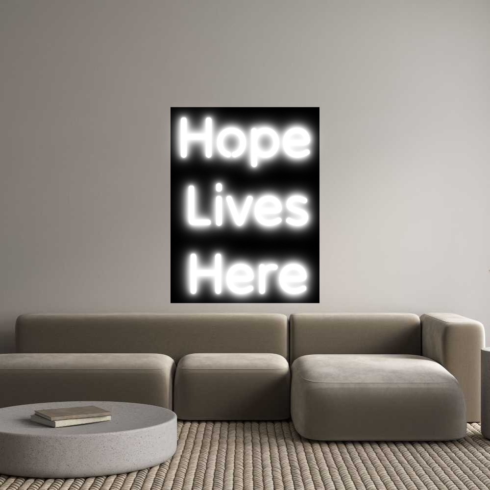 Custom LED Neon Sign: Hope
Lives
...