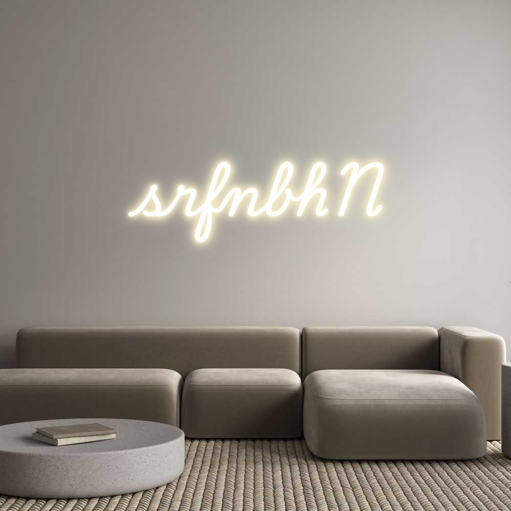 Custom LED Neon Sign: srfnbhN