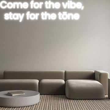Custom LED Neon Sign: Come for the ... - Neonific