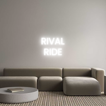 Custom LED Neon Sign: RIVAL
RIDE - Neonific