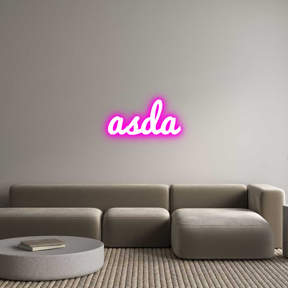 Custom LED Neon Sign: asda