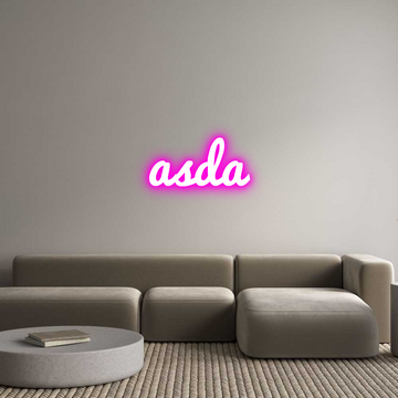 Custom LED Neon Sign: asda