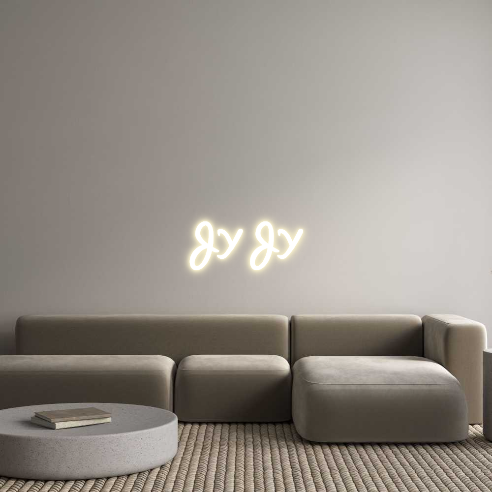 Custom LED Neon Sign: JYJY