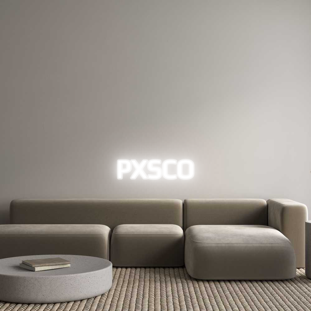 Enseigne LED néon personnalisée : PXSCO - Neonific