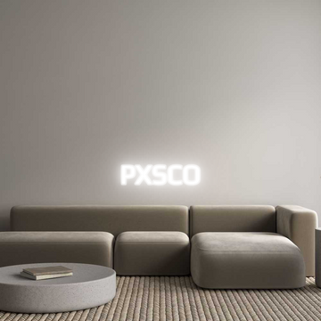 Enseigne LED néon personnalisée : PXSCO - Neonific