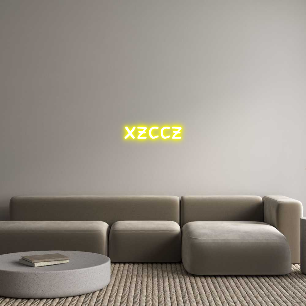 Custom LED Neon Sign: xzccz - Neonific