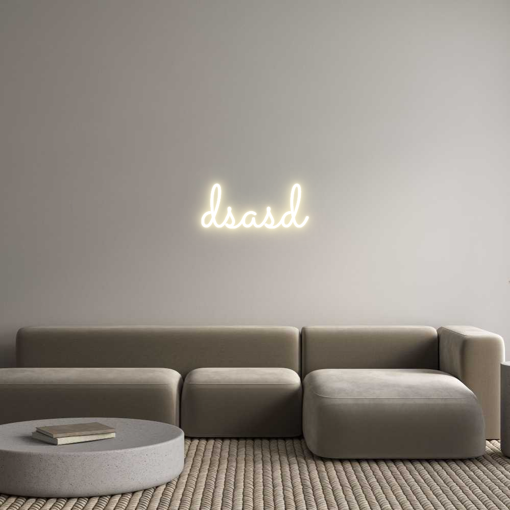 Custom LED Neon Sign: dsasd - Neonific